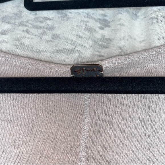 We The Free People Blue Ombre Oversized 3/4 Sleeve Size Small - Picture 5 of 6